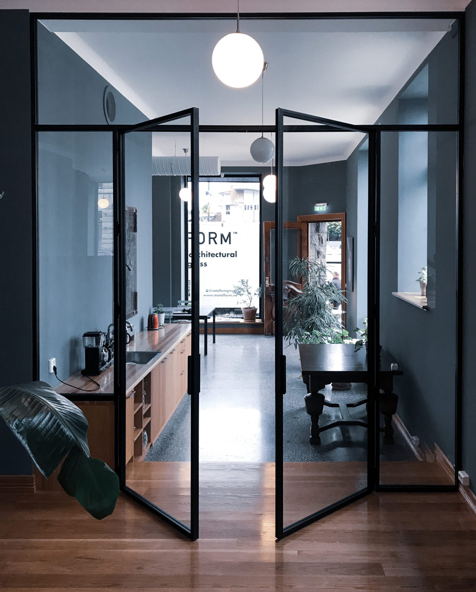 Metalform industrial style door