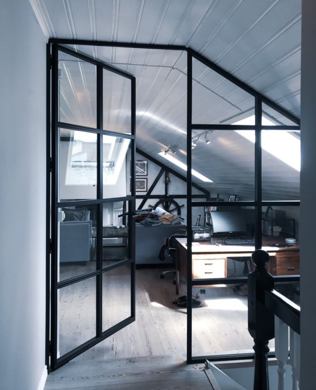loft industrial style door